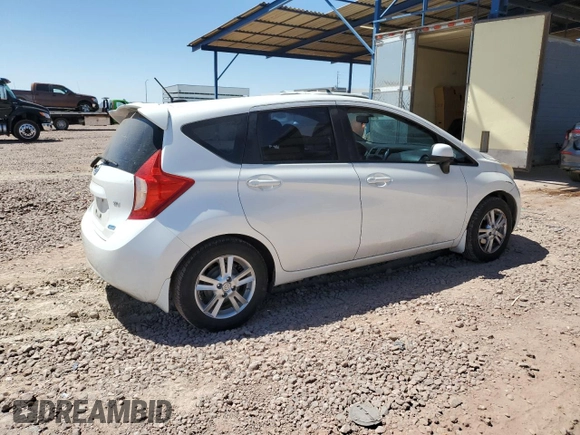 2014 Nissan Note SV with VIN 3N1CE2CP4EL383618, listed as a Copart auction lot 54979575 with 79,511 mi miles and Clean Title. Bid and sale history available at DreamBid. Image 3.