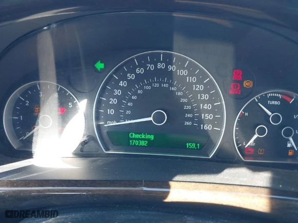 2008 Saab 9-5 with VIN YS3ED45G783500330, listed as a IAAI auction lot 41634209 with 170,382 mi miles. Bid and sale history available at carsss.com. Image 7.