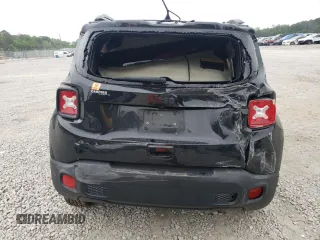 2018 Jeep Renegade Upland with VIN ZACCJBAB8JPH46343, listed as a Copart auction lot 54345095 with 93,901 mi miles and Salvage title. Bid and sale history available at DreamBid. Image 6.