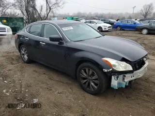 2011 Infiniti M37 with VIN JN1BY1AR5BM372565, listed as a Copart auction lot 84154384 with 318,255 mi miles and Salvage Title. Bid and sale history available at carsss.com. Image 4.