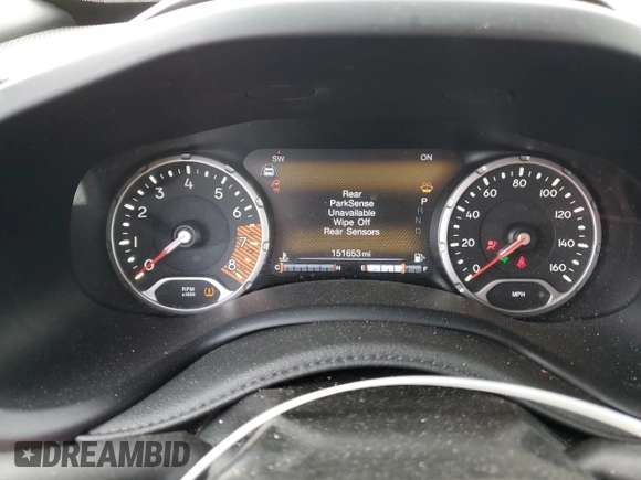 2021 Jeep Renegade Latitude with VIN ZACNJDB16MPM35585, listed as a Copart auction lot 78392904 with 151,653 mi miles and Salvage Title. Bid and sale history available at DreamBid. Image 9.