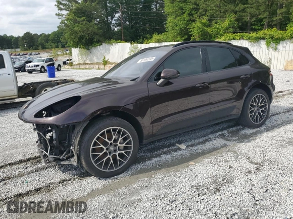 2018 Porsche Macan S z VIN WP1AB2A59JLB35593, wystawiony jako Copart lot #56154235 z przebiegiem Nie podano mil oraz Czysty tytuł • Clean title. Historia ofert i sprzedaży dostępna na DreamBid. Obrazek 1.