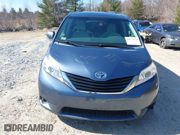 2014 Toyota Sienna LE with VIN 5TDJK3DC4ES087457, listed as a IAAI auction lot 41773128 with 103,993 mi miles and . Bid and sale history available at DreamBid. Image 12.