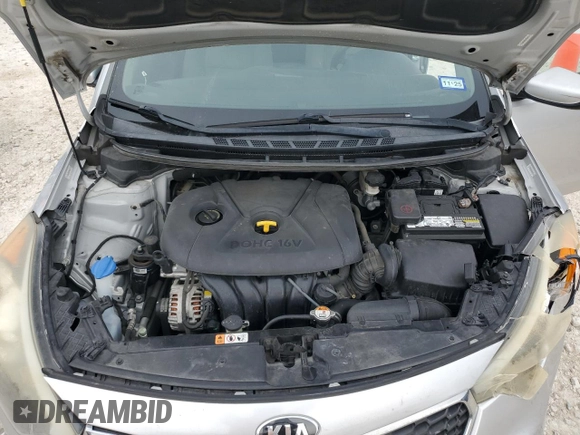 2015 Kia Forte LX with VIN KNAFK4A63F5301594, listed as a Copart auction lot 54932795 with 69,663 mi miles and Salvage Title. Bid and sale history available at carsss.com. Image 11.