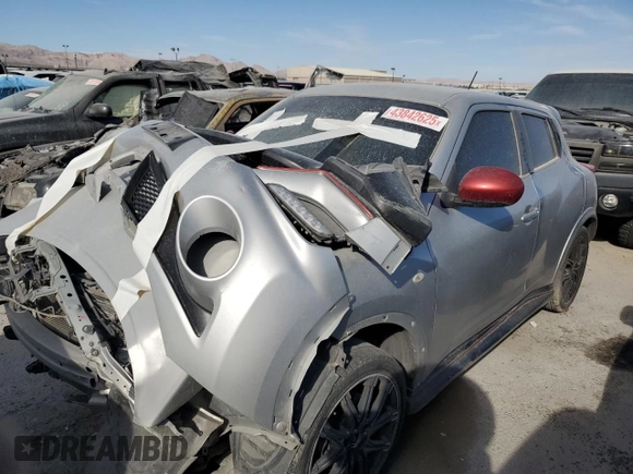 2013 Nissan Juke SL with VIN JN8AF5MV6DT220547, listed as a Copart auction lot 43842625 with 127,701 mi miles and Salvage Title. Bid and sale history available at DreamBid. Image 1.