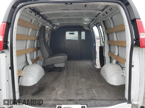 2023 GMC Savana Cargo with VIN 1GTW7AFP8P1128118, listed as a Copart auction lot 54770085 with Not Provided miles and Clean Title. Bid and sale history available at DreamBid. Image 10.