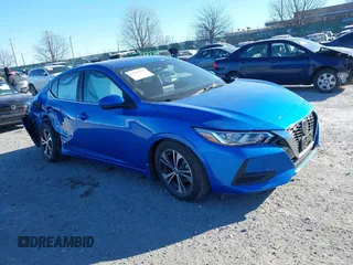 2020 Nissan Sentra SV z VIN 3N1AB8CV1LY223536, wystawiony jako IAAI lot #41261597 z przebiegiem 36 791 mil mil oraz . Historia ofert i sprzedaży dostępna na DreamBid. Obrazek 1.