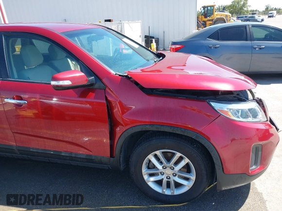 2015 Kia Sorento LX with VIN 5XYKT3A62FG592895, listed as a IAAI auction lot 41968561 with 99,761 mi miles. Bid and sale history available at carsss.com. Image 19.