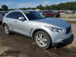 2013 Infiniti FX with VIN JN8CS1MU6DM141815, listed as a Copart auction lot 70203594 with 116,198 mi miles and Clean Title. Bid and sale history available at DreamBid. Image 4.