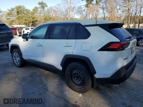 2024 Toyota RAV4 LE with VIN 2T3H1RFV8RC285919, listed as a Copart auction lot 46389735 with 5,828 mi miles and Salvage Title. Bid and sale history available at carsss.com. Image 2.