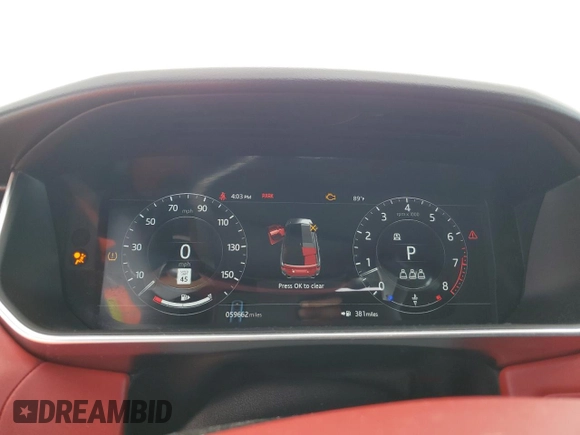 2019 Land Rover Range Rover Sport HST with VIN SALWS2SU9KA861473, listed as a Copart auction lot 68935824 with 59,662 mi miles and Salvage title. Bid and sale history available at DreamBid. Image 9.
