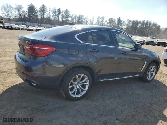 2015 BMW X6 xDrive50i with VIN 5UXKU6C54F0F94531, listed as a Copart auction lot 46059435 with 0 mi miles and Salvage Title. Bid and sale history available at carsss.com. Image 3.