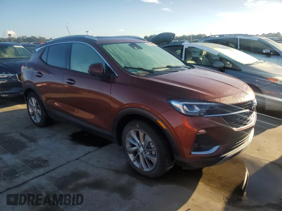 2021 Buick Encore GX Essence with VIN KL4MMFSL3MB076378, listed as a Copart auction lot 77713884 with Not provided miles and Salvage title. Bid and sale history available at DreamBid. Image 4.