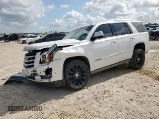 2018 Cadillac Escalade Premium Luxury with VIN 1GYS3CKJ4JR329038, listed as a Copart auction lot 59240665 with 134,139 mi miles and Salvage title. Bid and sale history available at DreamBid. Image 1.