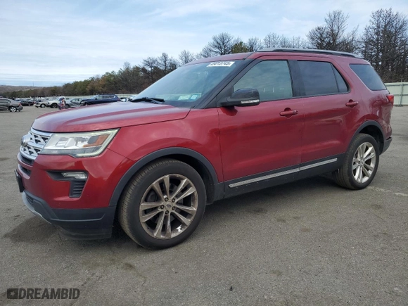 2018 Ford Explorer XLT with VIN 1FM5K8D81JGC78750, listed as a Copart auction lot 49013745 with 169,631 mi miles and Salvage Title. Bid and sale history available at carsss.com. Image 1.