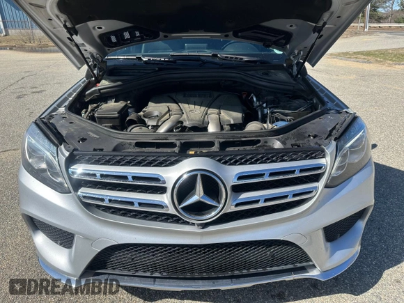 2017 Mercedes-Benz GLS 550 z VIN 4JGDF7DE2HA791339, wystawiony jako Copart lot #54977445 z przebiegiem 191 711 mil mil oraz Czysty tytuł • Clean title. Historia ofert i sprzedaży dostępna na DreamBid. Obrazek 7.