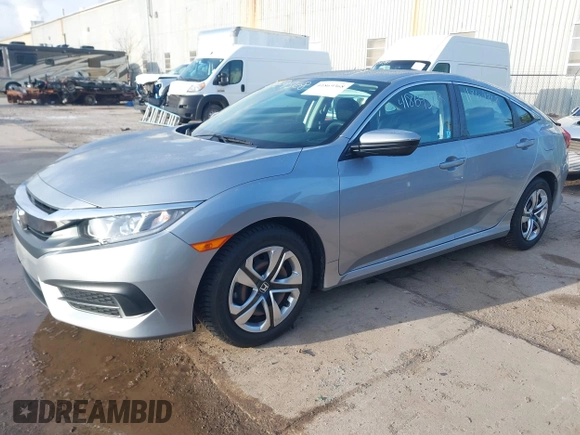 2017 Honda Civic Sedan LX with VIN 19XFC2F50HE037195, listed as a IAAI auction lot 41869368 with 50,538 mi miles. Bid and sale history available at carsss.com. Image 17.