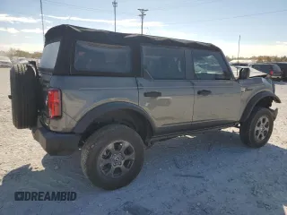 2024 Ford Bronco Big Bend with VIN 1FMDE7BH5RLA24042, listed as a Copart auction lot 76699044 with 13,419 mi miles and Salvage Title. Bid and sale history available at DreamBid. Image 3.