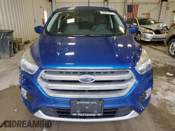 2017 Ford Escape SE with VIN 1FMCU0GD2HUD58873, listed as a Copart auction lot 55651915 with 210,168 mi miles and Clean Title. Bid and sale history available at carsss.com. Image 5.