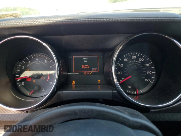 2017 Ford Mustang GT with VIN 1FA6P8CF1H5301742, listed as a Copart auction lot 60895665 with 100,120 mi miles and Salvage title. Bid and sale history available at DreamBid. Image 9.