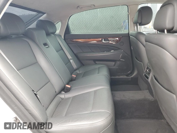 2014 Hyundai Equus Signature with VIN KMHGH4JHXEU082883, listed as a Copart auction lot 53679875 with 115,359 mi miles and Non Repairable. Bid and sale history available at DreamBid. Image 10.