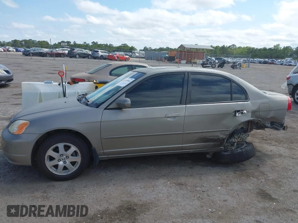 2001 Honda Civic EX with VIN 2HGES26711H599408, listed as a IAAI auction lot 41993846 with 96,095 mi miles and . Bid and sale history available at DreamBid. Image 14.