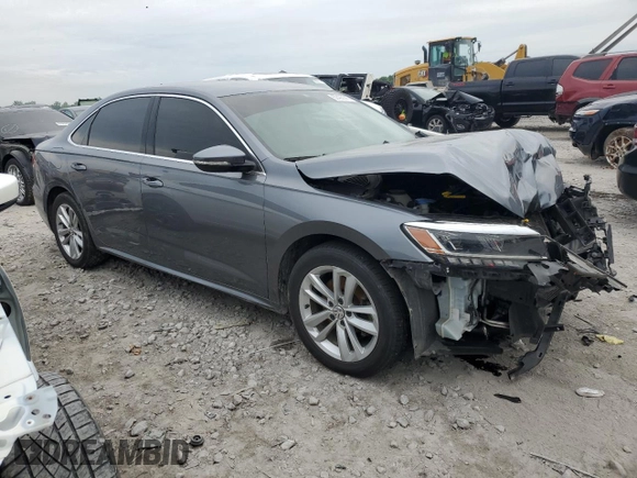 2020 Volkswagen Passat SE with VIN 1VWSA7A35LC014256, listed as a Copart auction lot 57496745 with 113,531 mi miles and Salvage title. Bid and sale history available at DreamBid. Image 4.