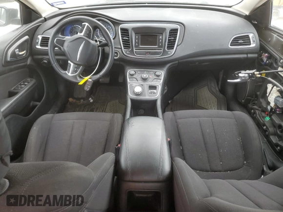 2015 Chrysler 200 Limited with VIN 1C3CCCABXFN746865, listed as a Copart auction lot 53064035 with 210,918 mi miles and Salvage Title. Bid and sale history available at DreamBid. Image 8.