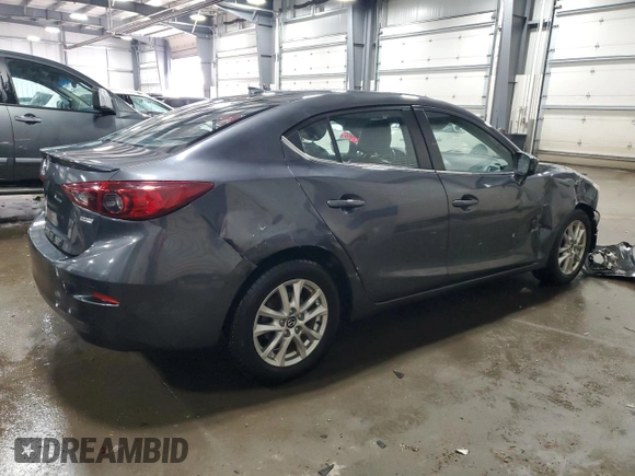 2014 Mazda 3 i Grand Touring with VIN JM1BM1W73E1131089, listed as a Copart auction lot 45792175 with 280,799 mi miles and Salvage Title. Bid and sale history available at carsss.com. Image 3.