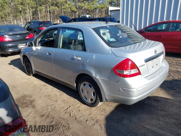 2008 Nissan Versa 1.8 S with VIN 3N1BC11EX8L404036, listed as a IAAI auction lot 41748990 with 170,394 mi miles. Bid and sale history available at carsss.com. Image 3.