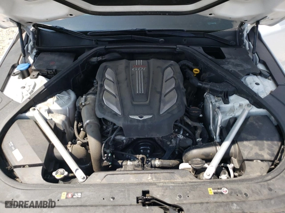 2019 Genesis G90 3.3T Premium with VIN KMHG34JA6KU053345, listed as a Copart auction lot 68646234 with 60,500 mi miles and Salvage Title. Bid and sale history available at carsss.com. Image 11.
