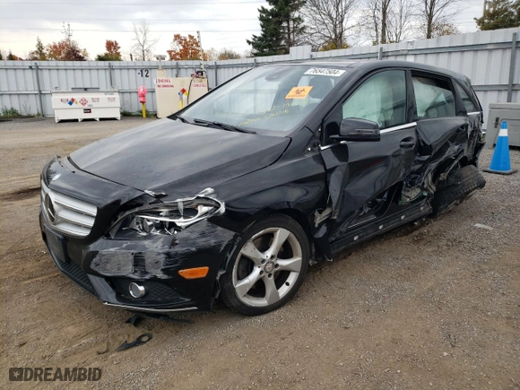 2013 Mercedes-Benz B-Class B 250 Sports Tourer with VIN WDDMH4EB1DJ148918, listed as a Copart auction lot 76547504 with 0 mi miles and Non Repairable. Bid and sale history available at carsss.com. Image 1.