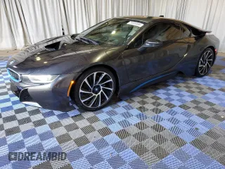 2014 BMW i8 with VIN WBY2Z2C51EVX64725, listed as a Copart auction lot 75300584 with 44,466 mi miles and Non Repairable. Bid and sale history available at carsss.com. Image 1.