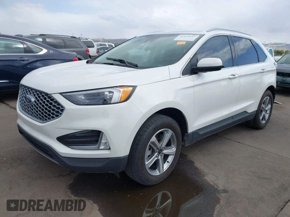 2023 Ford Edge SEL with VIN 2FMPK4J94PBA49543, listed as a IAAI auction lot 41919697 with 43,442 mi miles. Bid and sale history available at carsss.com. Image 2.