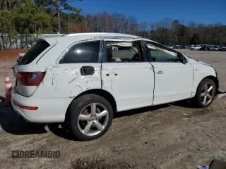 2012 Audi Q7 3.0T S line with VIN WA1DGAFE2CD001843, listed as a Copart auction lot 83476184 with 0 mi miles and Salvage Title. Bid and sale history available at carsss.com. Image 3.