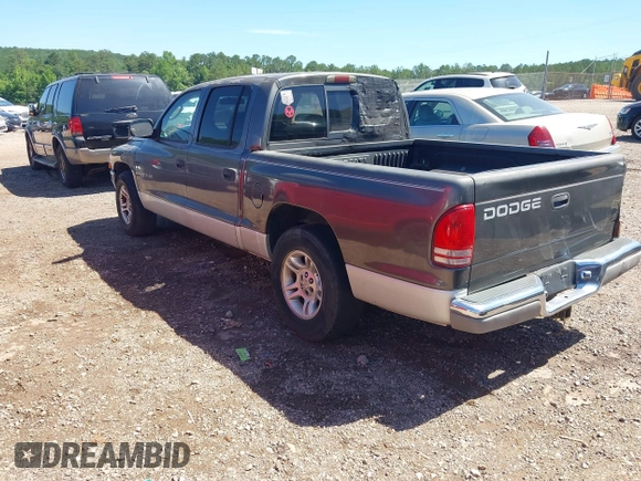 2001 Dodge Dakota Sport z VIN 1B7HL2ANX1S297770, wystawiony jako IAAI lot #42309715 z przebiegiem 279 458 mil mil oraz . Historia ofert i sprzedaży dostępna na DreamBid. Obrazek 3.
