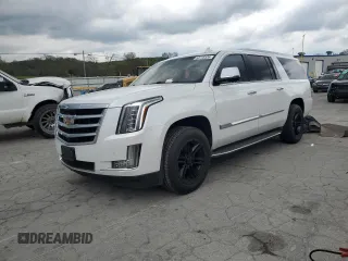 2016 Cadillac Escalade ESV Luxury Collection z VIN 1GYS4HKJ0GR453794, wystawiony jako Copart lot #52775335 z przebiegiem 134 054 mil mil oraz Szkoda całkowita • Salvage title. Historia ofert i sprzedaży dostępna na DreamBid. Obrazek 1.