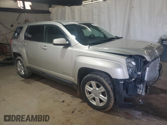 2015 GMC Terrain SLE with VIN 2GKFLVEK6F6252011, listed as a Copart auction lot 54475885 with 146,133 mi miles and Salvage Title. Bid and sale history available at carsss.com. Image 4.
