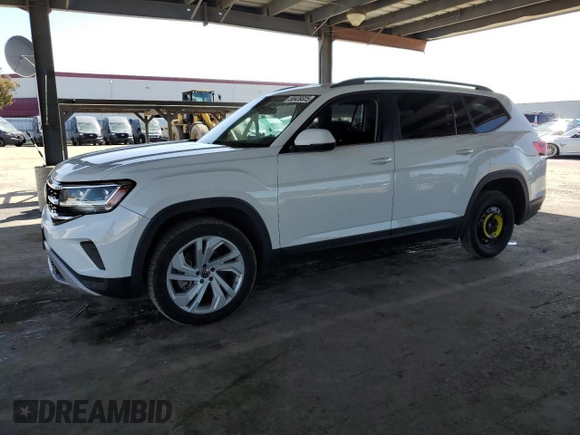 2021 Volkswagen Atlas 3.6L V6 SE w/Technology with VIN 1V2HR2CA6MC549343, listed as a Copart auction lot 50429325 with 72,972 mi miles and Salvage Title. Bid and sale history available at carsss.com. Image 1.