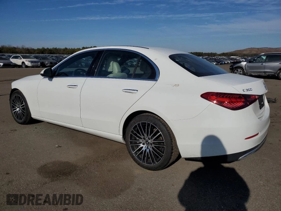 2023 Mercedes-Benz C 300 with VIN W1KAF4HB6PR082490, listed as a Copart auction lot 42681225 with 11,890 mi miles and Salvage Title. Bid and sale history available at DreamBid. Image 2.