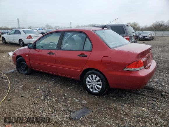 2005 Mitsubishi Lancer ES z VIN JA3AJ26E45U004941, wystawiony jako Copart lot #54614345 z przebiegiem 95 589 mil mil oraz Szkoda całkowita • Salvage title. Historia ofert i sprzedaży dostępna na DreamBid. Obrazek 2.