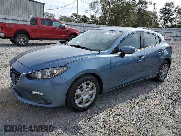 2014 Mazda 3 i Sport with VIN JM1BM1K72E1203342, listed as a Copart auction lot 78787214 with 130,127 mi miles and Salvage Title. Bid and sale history available at DreamBid. Image 1.