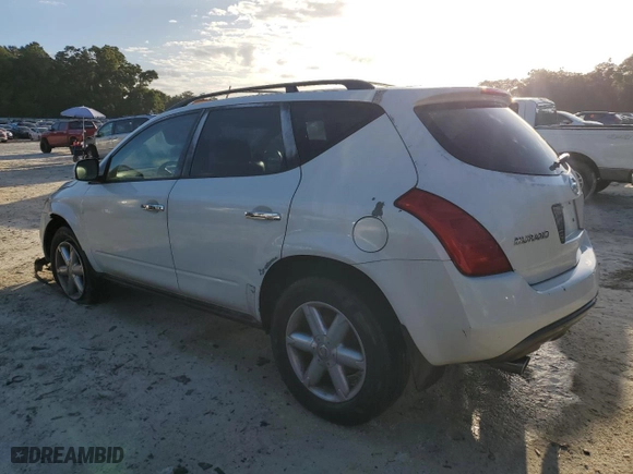 2005 Nissan Murano SL with VIN JN8AZ08TX5W312036, listed as a Copart auction lot 74571564 with 151,894 mi miles and Salvage Title. Bid and sale history available at carsss.com. Image 2.