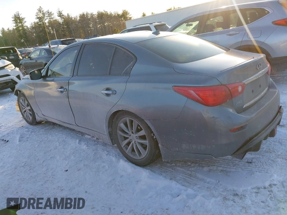 2015 Infiniti Q50 Sport with VIN JN1BV7AR2FM413459, listed as a IAAI auction lot 41466291 with 127,541 mi miles and . Bid and sale history available at DreamBid. Image 3.