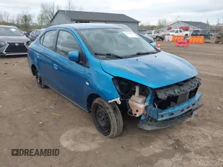 2020 Mitsubishi Mirage ES z VIN ML32F3FJ6LHF02533, wystawiony jako IAAI lot #42118565 z przebiegiem 40 009 mil mil oraz . Historia ofert i sprzedaży dostępna na DreamBid. Obrazek 1.