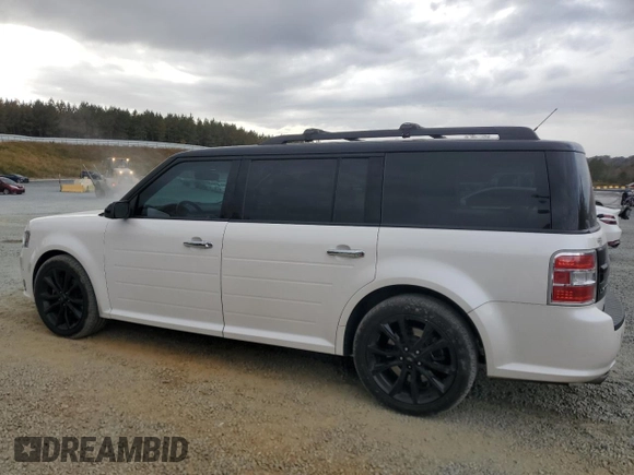 2016 Ford Flex Limited w/EcoBoost with VIN 2FMHK6DT2GBA10442, listed as a Copart auction lot 79221334 with 167,336 mi miles and Salvage Title. Bid and sale history available at carsss.com. Image 2.