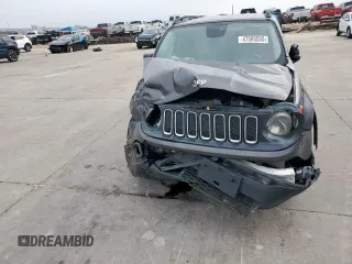 2017 Jeep Renegade Latitude with VIN ZACCJABB6HPE80579, listed as a Copart auction lot 47595555 with 145,931 mi miles and Salvage Title. Bid and sale history available at DreamBid. Image 5.