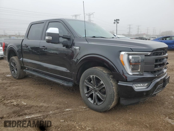 2022 Ford F-150 XL with VIN 1FTEW1EP8NKD74609, listed as a Copart auction lot 43643625 with 36,703 mi miles and Salvage Title. Bid and sale history available at DreamBid. Image 4.