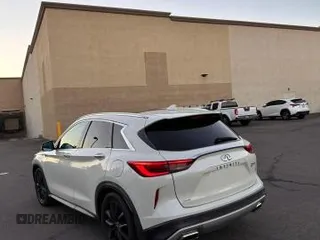 2019 Infiniti QX50 Essential with VIN 3PCAJ5M32KF106005, listed as a Copart auction lot 47985135 with 60,656 mi miles and Salvage title. Bid and sale history available at DreamBid. Image 3.