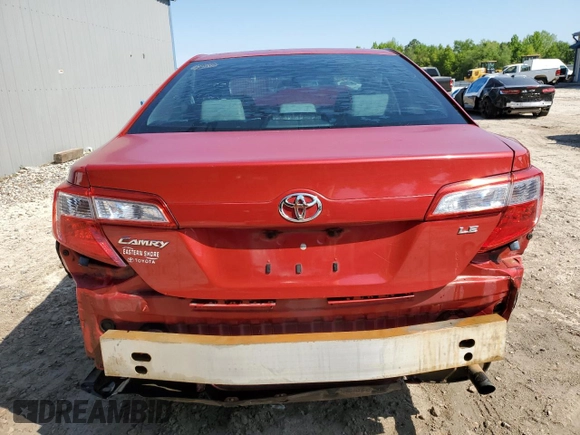 2012 Toyota Camry L with VIN 4T4BF1FK6CR181111, listed as a Copart auction lot 52814475 with 0 mi miles and Salvage Title. Bid and sale history available at carsss.com. Image 6.